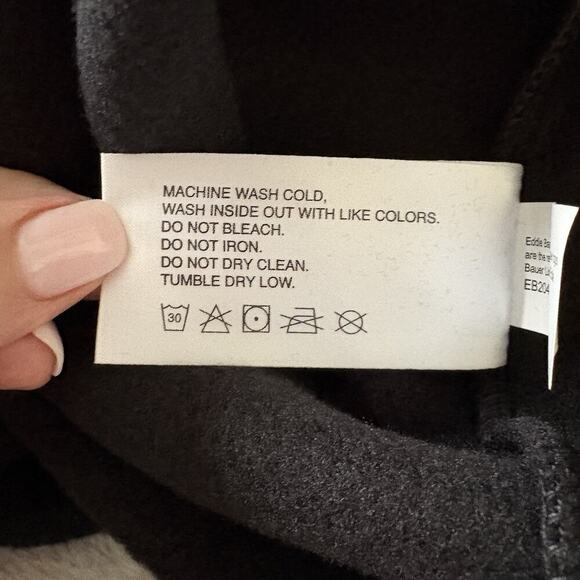 NWT Eddie Bauer Black Fleece Vest Mens Size 3XL - Picture 8 of 8